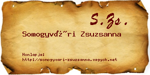 Somogyvári Zsuzsanna névjegykártya